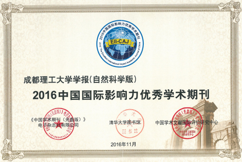 2016年国际影响力优秀学术期刊